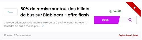 Comment récupérer votre code promo sur Mes Bons